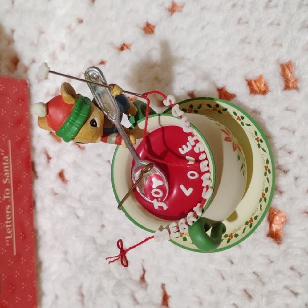 Enesco 1991 Treasury Christmas Ornament Letters To Santa
